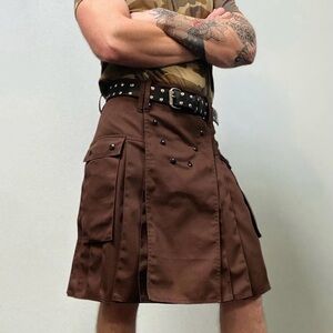 Men's Utility Kilt Cargo Pockets Size M/L